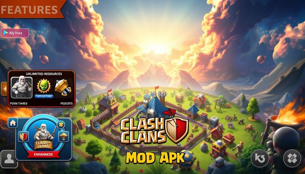 Clash of Clans Mod APK Features