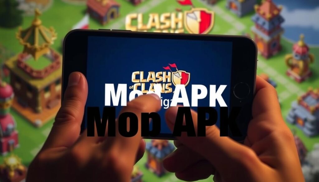 Clash of Clans Mod APK download process